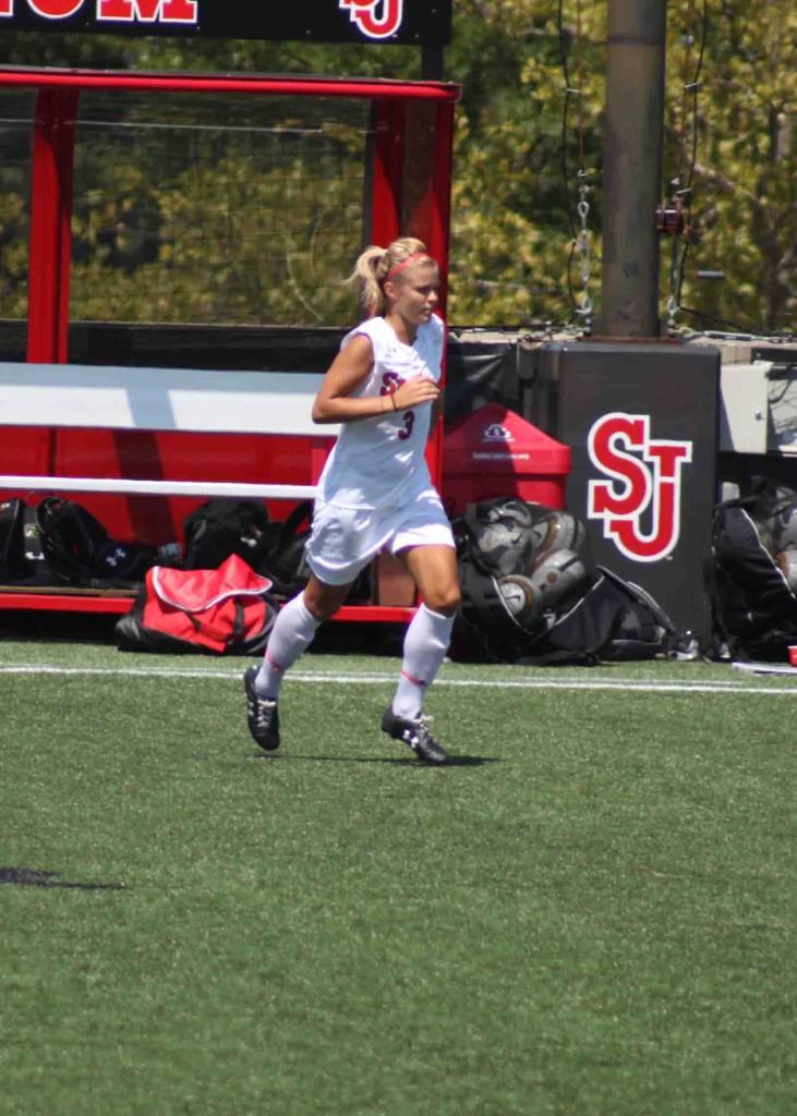 Rachel Daly has become the face of St. Johns womens soccer.  