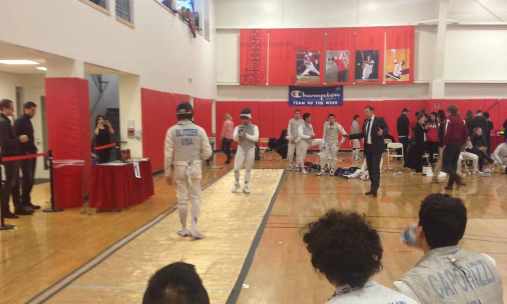 After Sunday's invitational, Blitzer admitted there are aspects of his fencing he needs to work on.  