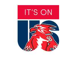 The St. Johns Its On Us logo.