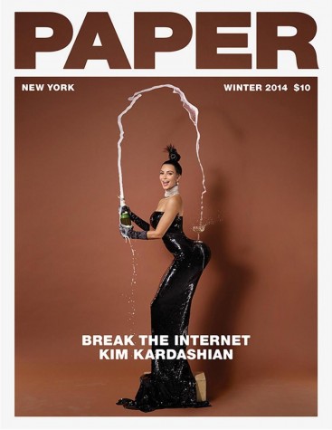 Kim Kardashian graced the cover of Paper magazine, but it's the pictures inside that have got the people talking. 