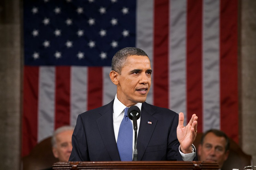 President Obama at the 2011 State of the Union address. 
Photo: Wikimedia Commons