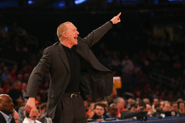 Chris Mullin coached his first game at Madison Square Garden Sunday, a win for St. Johns over St. Francis (Brooklyn) (Photo: Anthony Gruppuso, USA Today Sports)