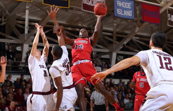 Recently reinstated Kassoum Yakwe made his collegiate debut for St. Johns Wednesday at Fordham (Photo: St. Johns Athletic Communications)