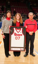 Kathryn Smith was a four-year student manager for the SJU men’s basketball team. (Photo: St. Johns Athletic Communications)
