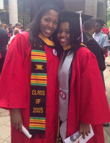 Sutton and Carter were all smiles at their Class of 2015 graduation. | Photo courtesy of Tona Carter
