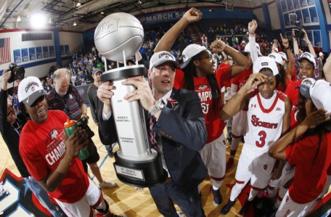 St. Johns captured its fourth BIG EAST Tournament title on March 8, downing Creighton 50-37 at McGrath-Phillips Arena in Chicago. (Photo: St. Johns Athletic Communications)