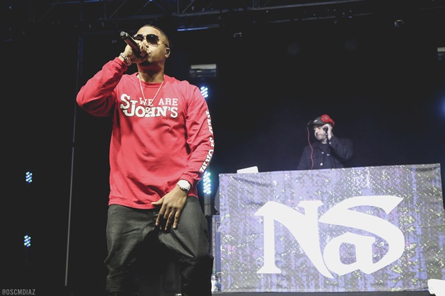 Nas, influential rapper from Queens, performs at this years Spring Concert.