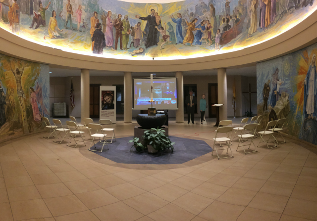 St. Thomas More hosted a watching party for the second Presidential Debate.