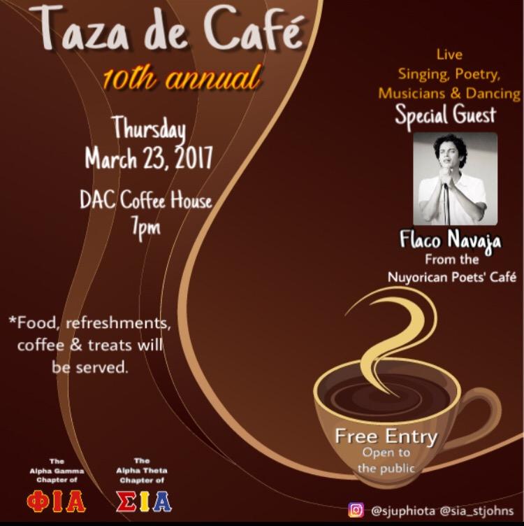 Taza de Café to take place on March 23