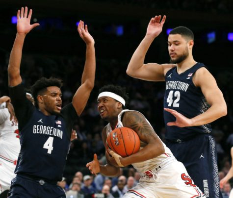 A physical contest between the two Big East rivals came down to the final shot. (Photo Credit: RedStormSports.com)