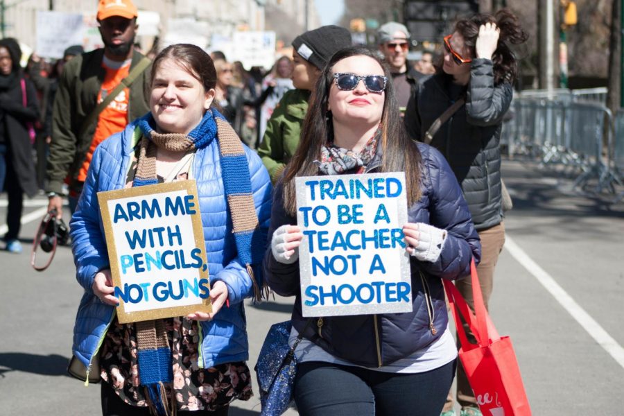 Many St. John’s students attended the March For Our Lives rally in Manhattan last Saturday, March 24. 