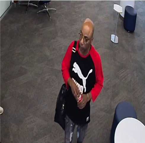 Public Safety asks that if anyone recognizes the above suspect to contact their office immediately.