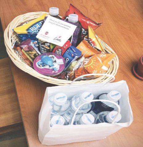 Facilities gifted students snacks and water bottles following a string of issues.