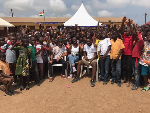 “Our Day Party” event with Renegades Africa Advertising Agency Ltd. for the 1,200 students of the Kotobabi No. 2 Cluster of Schools to mark the end of their term.