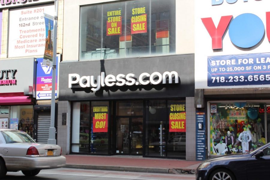 A Payless Shoesource located at 162-11 Jamaica Avenue.