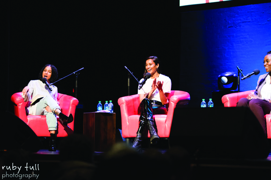 (Left to Right): Valencia D. Clay, Nidhi Sunil and Beverly Danquah discuss colorism at the “No Shade” panel event.