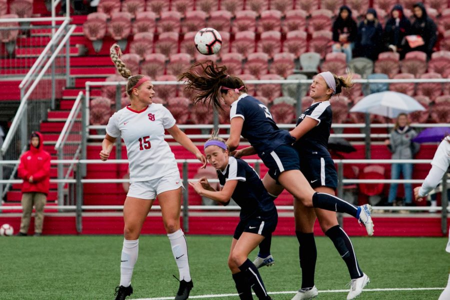St. John’s Women’s Soccer fell to Xavier Sunday afternoon at Belson Stadium. The Red Storm now have a .500 record at home.
