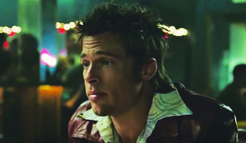 Brad Pitt as Tyler Durden in the 1999 classic, “Fight Club.”
