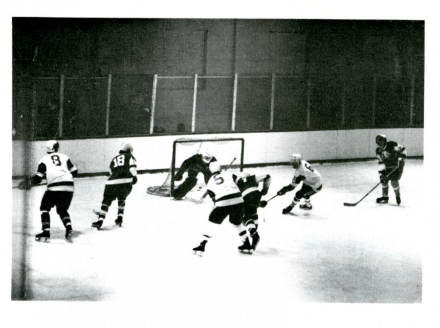 The St. Johns Ice Hockey team achieved varsity status in 1980.