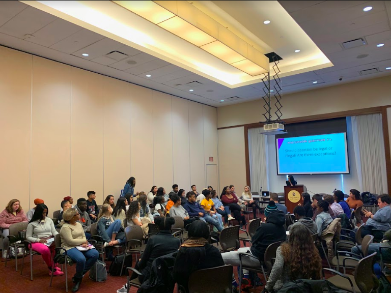 SJU Views, Feminists Unite and New York College Republicans gather to debate over pro-life vs. pro-choice

