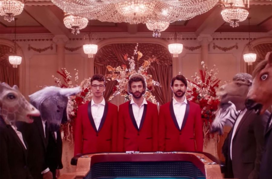 The American pop band, AJR, in their latest music video for “Bang,” released Feb. 12. 
PHOTO COURTESY/ Youtube AJR