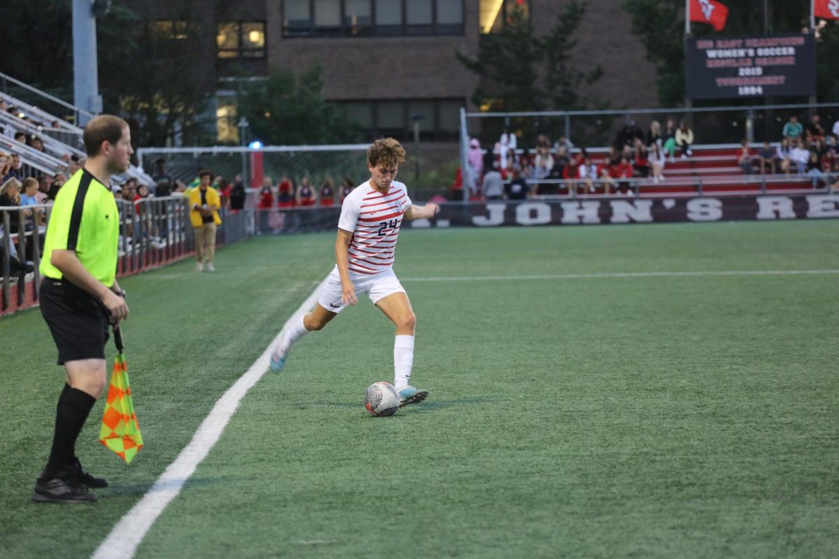 The St. Johns Mens Soccer team earned a No. 4 seed in the 2023 Big East Tournament. 
Torch Photo / Sara Kiernan